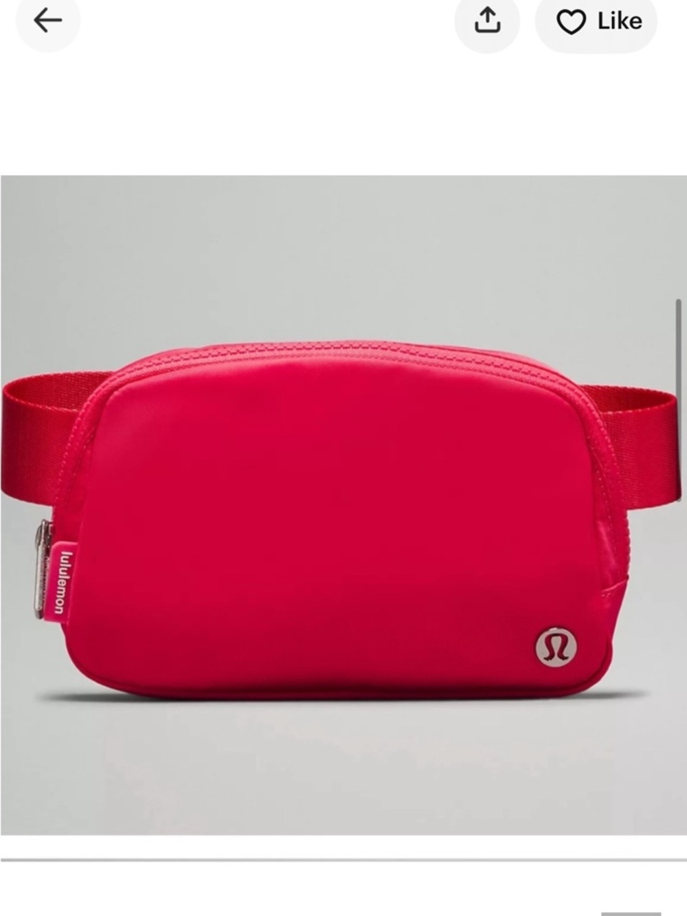 BNWT lululemon athletica Lip Gloss Belt Bag - Vivid Pink